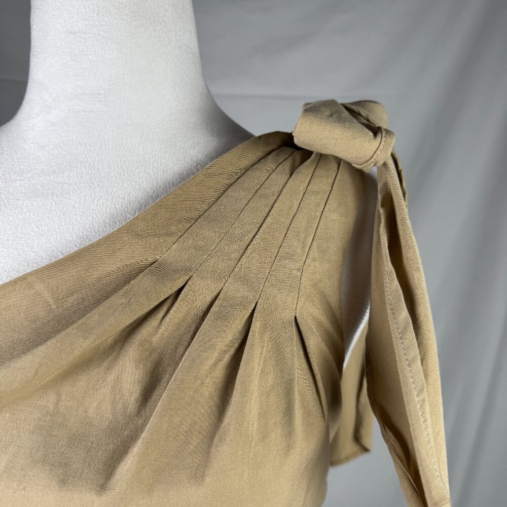 SEA New York One-Shoulder Pleated Top Size 0 - Picture 3 of 7